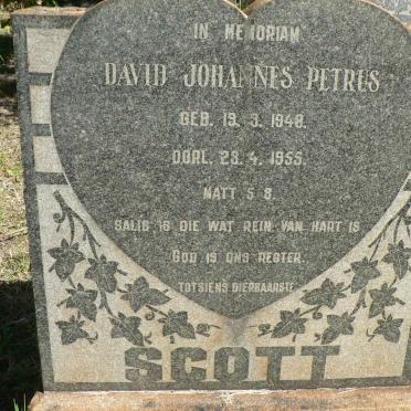 SCOTT David Johannes Petrus 1948-1955