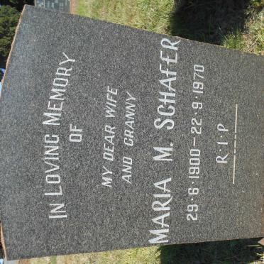 SCHAFER Maria M. 1900-1970