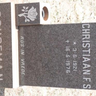 SCHOEMAN Christiaan F.S. 1921-1976