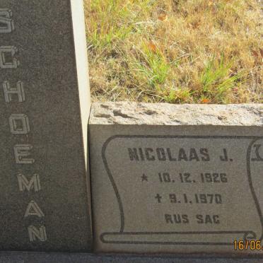 SCHOEMAN Nicolaas J. 1926-1970