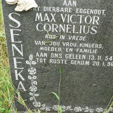 SENEKAL Max Victor Cornelius 1954-1996