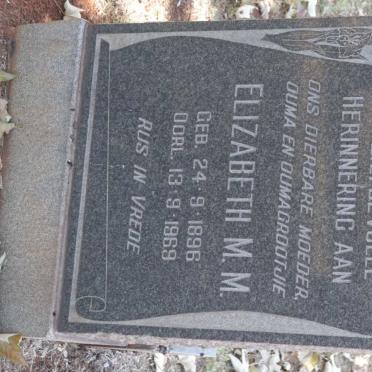 SEYFFERT Elizabeth M.M. 1896-1969