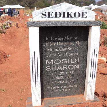 SEDIKOE Mosidi Sharon 1987-2021