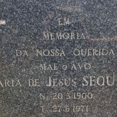 SEQUEIRA Maria de Jesus 1900-1971