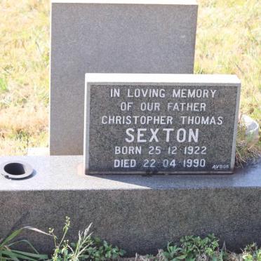 SEXTON Christopher Thomas 1922-1990