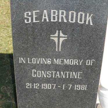 SEABROOK Constantine 1907-1981