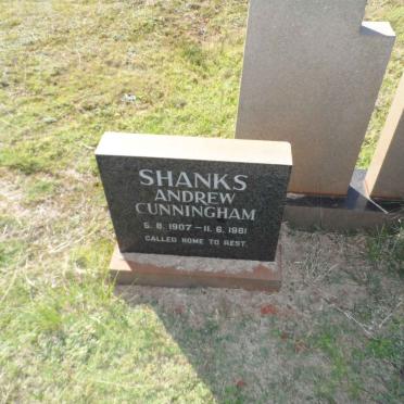 SHANKS Andrew Cunningham 1907-1981