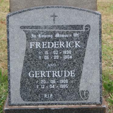 SHAM Frederick 1890-1964 &amp; Gertrude 1906-1985