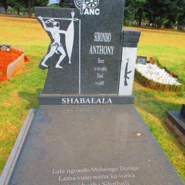 SHABALALA Siboniso Anthony 1969-1988
