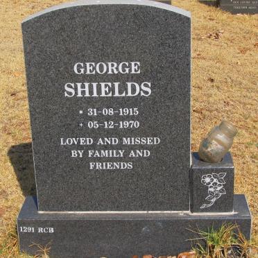 SHIELDS George 1915-1970