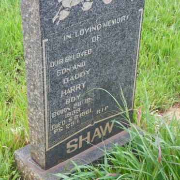 SHAW Harry 1939-1961