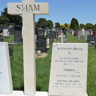 SHAM Johnny 1918-1976 &amp; Mary 1928-2015