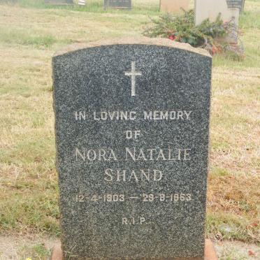 SHAND Nora Natalie 1903-1963