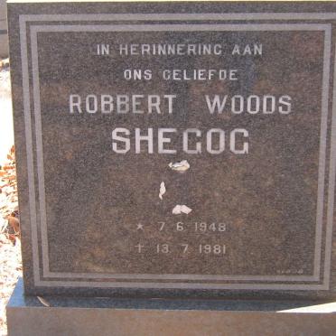 SHEGOG Robbert Woods 1948-1981