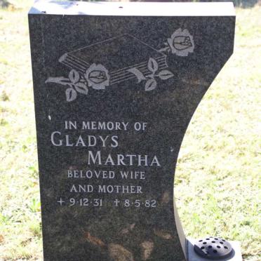 SHORT Gladys Martha 1931-1982