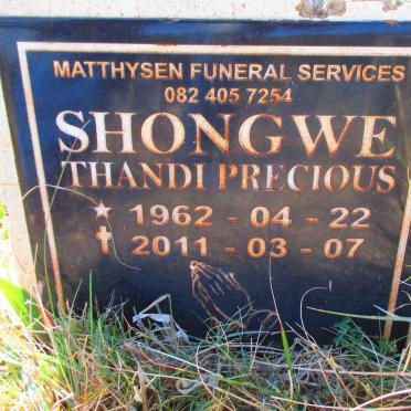 SHONGWE Thandi Precious 1962-2011
