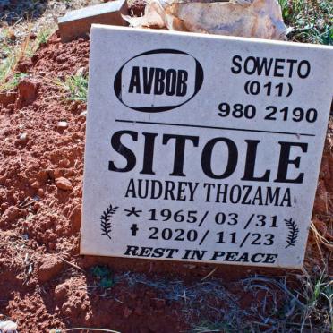 SITOLE Audrey Thozama 1965-2020