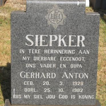 SIEPKER Gerhard Anton 1928-1982