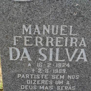 SILVA Manuel Ferreira, da 1924-1989