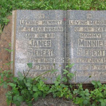SIEBERT James -1952 &amp; Minnie -1963