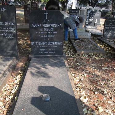 SKOWRONSKI Zygmunt 1891-1984 &amp; Janina SKULICZ 1892-1979