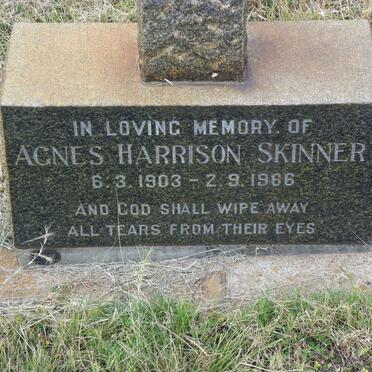 SKINNER Agnes Harrison 1903-1966
