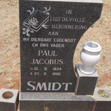 SMIDT Paul Jacobus 1934-1980