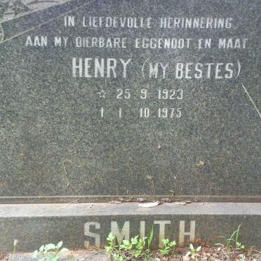 SMITH Henry 1923-1975