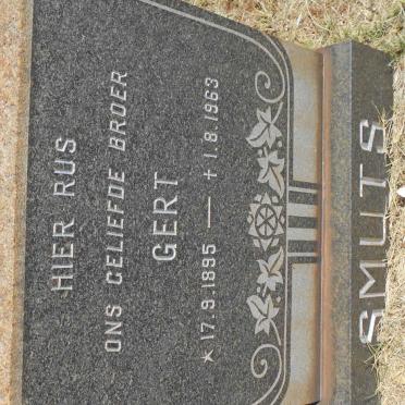 SMUTS Gert 1895-1963