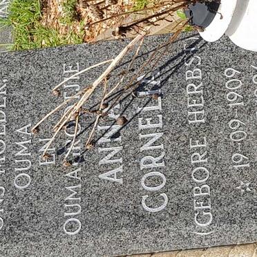 SMIT Anna Cornelia nee HERBST 1909-1996