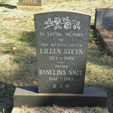 SMIT Danelina 1881-1948 :: STEYN Eileen 1913-1946