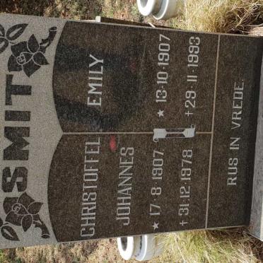 SMIT Christoffel Johannes 1907-1978 &amp; Emily 1907-1993