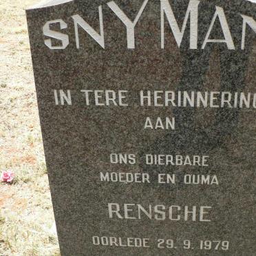 SNYMAN Rensche -1979