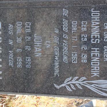 SNYMAN Johannes Hendrik 1918-1963 :: SNYMAN Johan 1928-1996