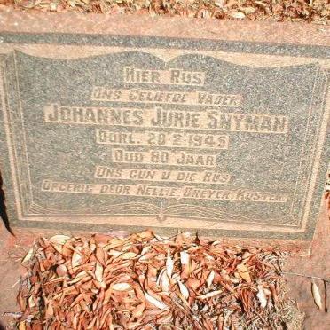 SNYMAN Johannes Jurie -1945