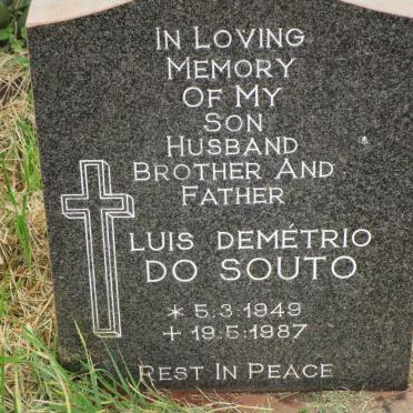 SOUTO Luis Demetrio, do 1949-1987