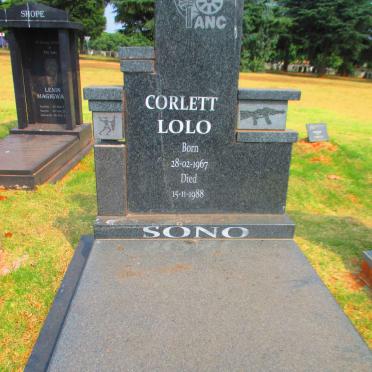 SONO Corlett Lolo 1967-1988