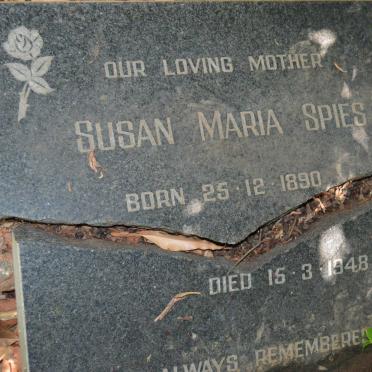 SPIES Susan Maria 1890-1948