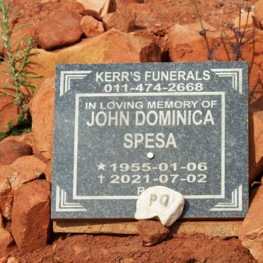 SPESA John Dominica 1955-2021