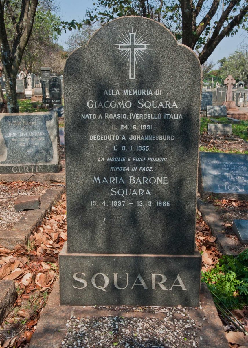 SQUARA Giacomo 1891-1955 &amp; Maria Barone 1897-1985