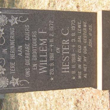 STEINBERG Willem F. 1911-1972 &amp; Hester C. 1918-1973
