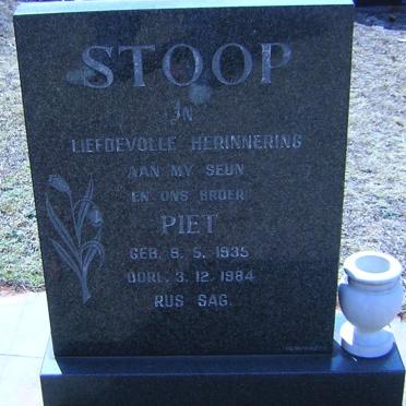 STOOP Piet 1935-1984
