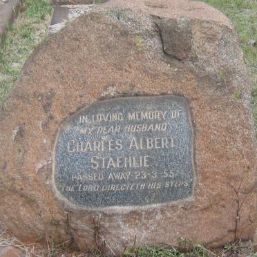 STAEHLIE Charles Albert -1955