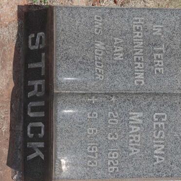 STRUCK Gesina Maria 1926-1973