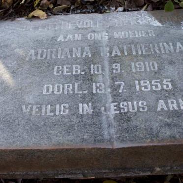 STADEN Adriana Catherina, van nee DANNHAUSER 1910-1955