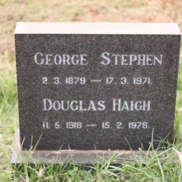 STEPHEN George 1879-1971 :: HAIGH Douglas 1918-1978