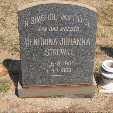 STRUWIG Hendrina Johanna 1900-1969