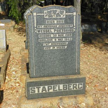 STAPELBERG Wessel Pretorius 1909-1943