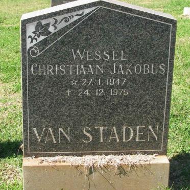 STADEN Wessel Christiaan Jakobus, van 1947-1975