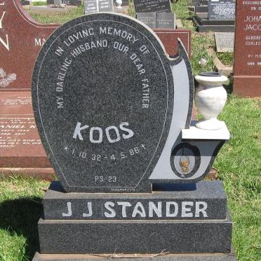 STANDER J.J. 1932-1986